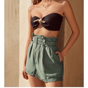 Urban outfitters Johnny belted paperbag short
